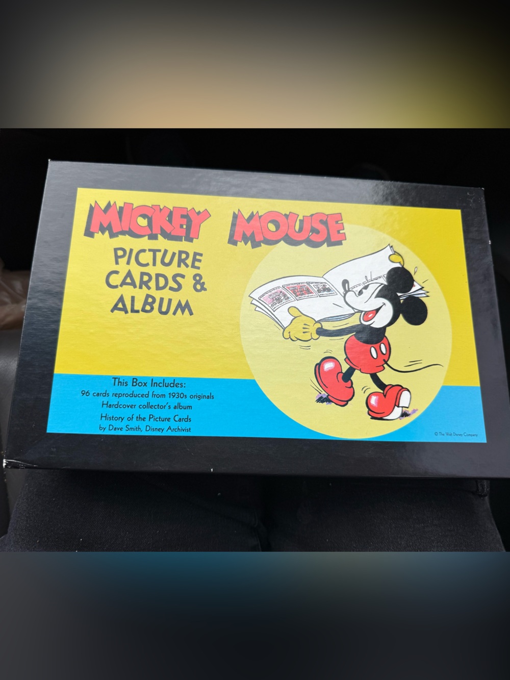 Disney Mickey Mouse Poster Art in Yellow, Black, Red and Blue